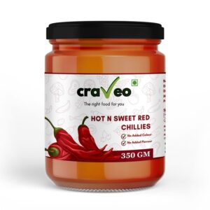 Hot & Sweet Red Chillies Delicious and Tangy Traditional Achar Craveo