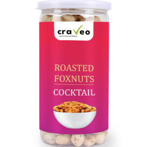 Cocktail Roasted Foxnuts - Light and Crunchy Snack Craveo