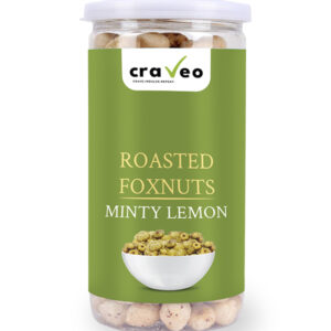 Minty Lemon Roasted Foxnuts - Light and Crunchy Snack Craveo