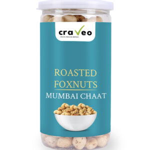 Mumbai Chaat Roasted Foxnuts - Light and Crunchy Snack Craveo