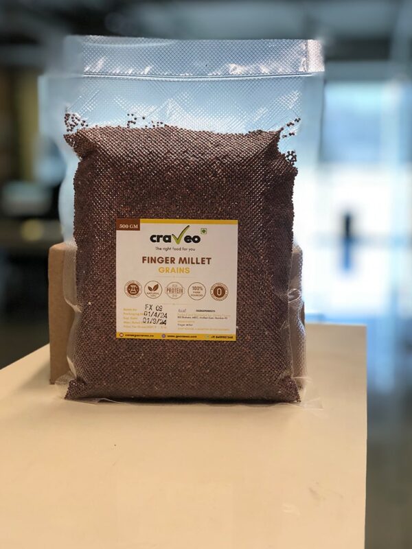 Ragi Millet Grains, Finger Millet Grains Nutritious Whole Grain Craveo